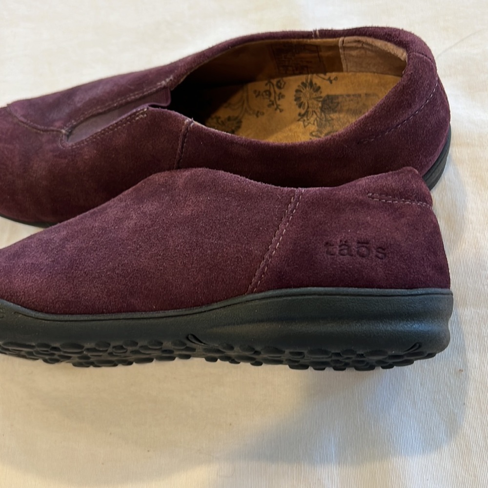 Taos Center Peace purple suede slip on shoe - Picture 11 of 12